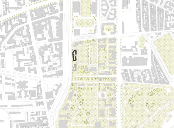Cit Internationale Universitaire de Paris, Entwurf, Planung, Design, concept, 2017, PLne, plans, Studentenwohnheim, students, housing, dormitories, dormitory, Park, Platz, Le Corbusier, Ikonen, Moderne, Ausstellung, 17 boulevard Jourdan, Coldefy & Associs, Atelier FCJZ, Sui Jianguo