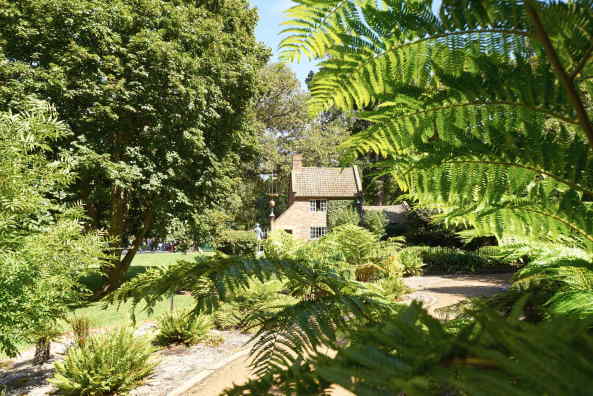 Baunetz, Architektur, news, architecture, Australien, Australia, Melbourne, Fitzroy Gardens, Visitor Center, Park, Gartenanlage, Kinder, Wassertank, Wasserspeicher, Regenauffangbecken, Nachhaltiges Bauen, Besucherzentrum, Informationszentrum, City of Melbourne City Design Studio, City of Melbourne Tourism, Nils Koenning