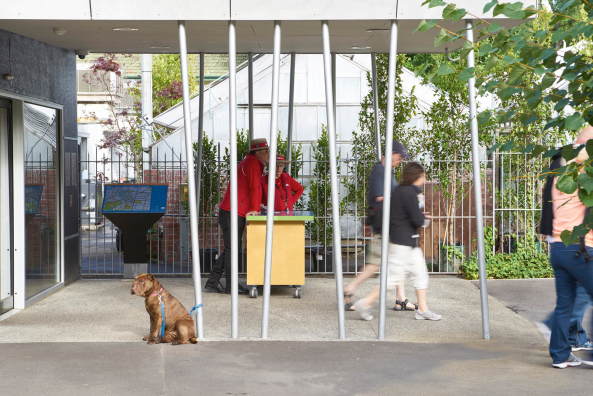 Baunetz, Architektur, news, architecture, Australien, Australia, Melbourne, Fitzroy Gardens, Visitor Center, Park, Gartenanlage, Kinder, Wassertank, Wasserspeicher, Regenauffangbecken, Nachhaltiges Bauen, Besucherzentrum, Informationszentrum, City of Melbourne City Design Studio, City of Melbourne Tourism, Nils Koenning