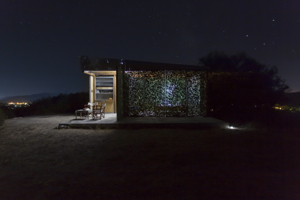 Wochenendhaus, Chalkidiki, Eva Sopeoglou, Im Schatten der Olivenbume, Griechenland, CNC, Olive Tree House, CNC-Stanzverfahren, METALCO, Bartlett School of Architecture in London, Wohnkomfort, Bume, Bltter, Ferienhouse, Holiday Home, Retreat, Olives, Greece, Halbinsel