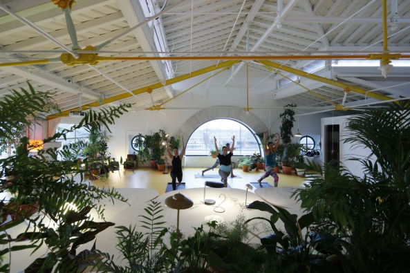 Co-working Raum von SelgasCano in Lissabon