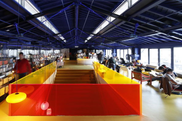 Co-working Raum von SelgasCano in Lissabon