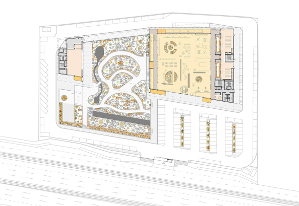 Baunetz, Architektur, Meldungen, Architekturprojekte, Spanien, Madrid, San Sebasti�n de los Reyes, garciagerman arquitectos, Jacobo Garc�a-Germ�n, Imagen Subliminal, Kakteencenter, Desert City, Gew�chshaus, Pflanzencenter, Pflanzenausstellung, Halle, billboard building, Leicht-Container, Spannkonstruktion, Oase, Stabwerk, tensegrity