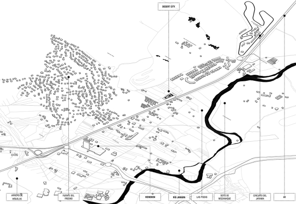 Baunetz, Architektur, Meldungen, Architekturprojekte, Spanien, Madrid, San Sebasti�n de los Reyes, garciagerman arquitectos, Jacobo Garc�a-Germ�n, Imagen Subliminal, Kakteencenter, Desert City, Gew�chshaus, Pflanzencenter, Pflanzenausstellung, Halle, billboard building, Leicht-Container, Spannkonstruktion, Oase, Stabwerk, tensegrity