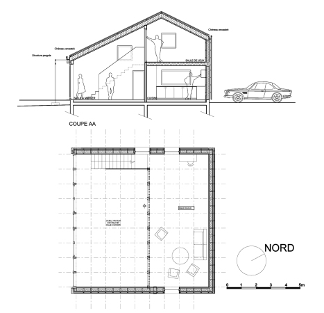 Open Source House, Wohnhaus, studiolada architectes, 2017, Baccarat