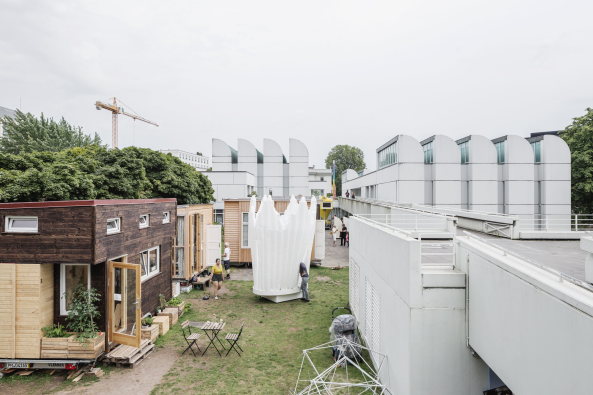 Neue Tinyhouses auf dem Bauhaus Campus