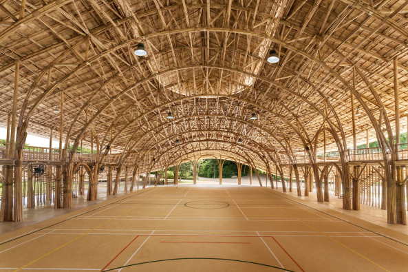 Sporthalle von Chiangmai Life Construction in Thailand