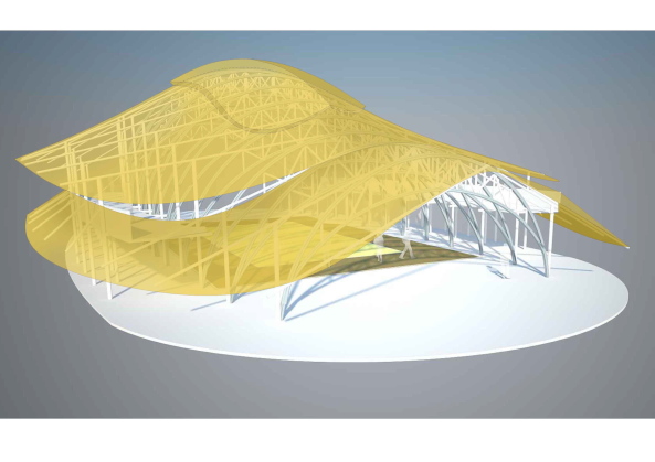 Sporthalle von Chiangmai Life Construction in Thailand