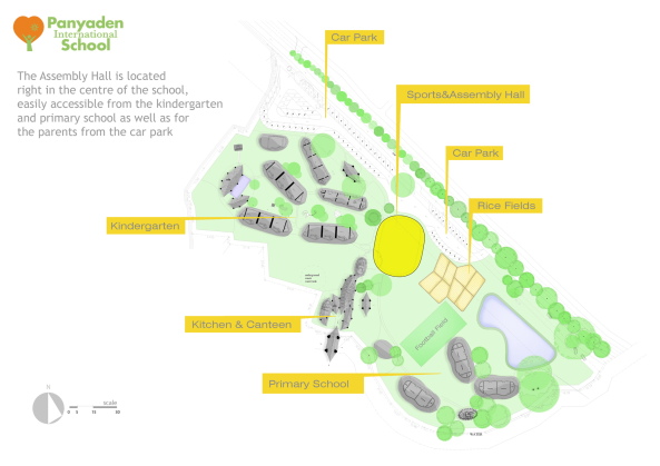 Sporthalle von Chiangmai Life Construction in Thailand