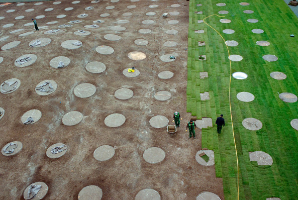 Laura J. Padgett, Fotografie, St�del-Schule, St�del-Museum, Frankfurt am Main, Neubau, Schauman Kai, Architektur, Ausstellung, Somehow Real, Hessischer Rundfunk, Museum Giersch, Schaumainkai 83, Beirut, Baustelle, Im Bau, Baustellenfotografie, Peter Zumthor