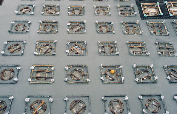 Laura J. Padgett, Fotografie, Stdel-Schule, Stdel-Museum, Frankfurt am Main, Neubau, Schauman Kai, Architektur, Ausstellung, Somehow Real, Hessischer Rundfunk, Museum Giersch, Schaumainkai 83, Beirut, Baustelle, Im Bau, Baustellenfotografie, Peter Zumthor