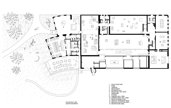 Baunetz, Architektur, Medlungen, Architekturprojekte, Schweden, Lund, Elding Oscarson, Skissernas Museum, ke E:son Lindman, Erweiterung, Anbau, Bauen im Bestand, Foyer, Restaurant, Shop, Cortenstahl, Multifunktionshalle