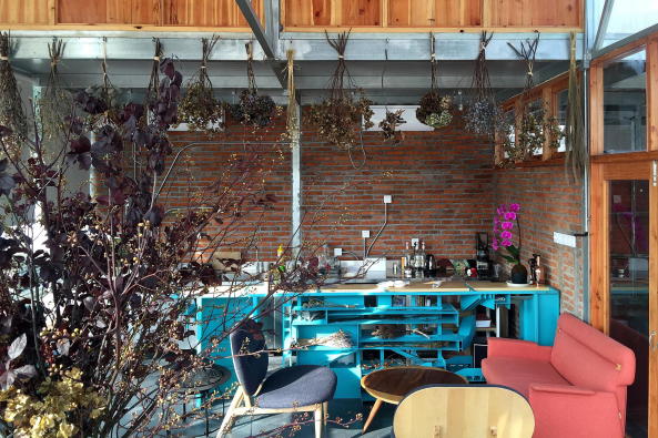 Atelier GOM, Studio Moa, tempor�re Architektur temporary architecture, neubau, Studio in Shanghai, West Bund, PVC Paneele, ephemeral, 2015, 2017, China, chinese, art, Kunst, Ausstellungen, exhibition, architecture