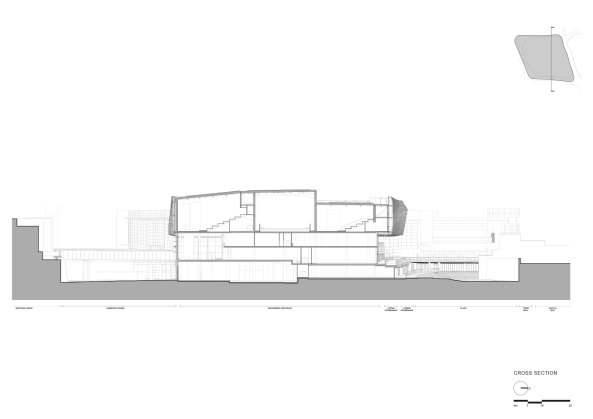 Baunetz, Meldung, Architektur, architecture, Southhampton, Grobritannien, Great Britain, England, Kino, cinema, Multiplex, shopping, retail, Einkaufen, Lden, Geschfte, Restaurant, Cafs, food, eating, Watermark, WestQuay, Phase 1, ACME, 2017, Cinema, public space, landscape architecture, Landschaftsarchitektur, Auenraum, ffentlicher Raum, gekurvt, Rhren, Fassade, tubes, curved, Groform, Jack Hobhouse, Benedict Luxmoore