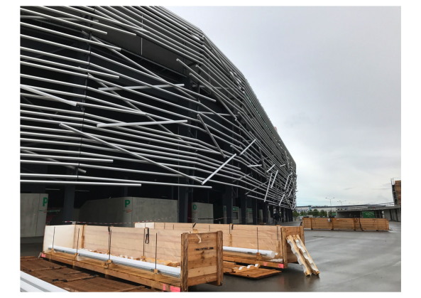 Baustellenbesuch der WWK-Arena in Augsburg