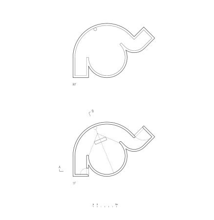 Pezo Von Ellrichshausen, Pavilion, Pavillon, Neubau, Fertigstellung, Spirale, Schnecke, Solo Galerie, Christian Bourdais, Eva Albarran, Christian Boltanski, Pezo von Ellrichshausen, Marc Domage, Atacama Desert, Frankreich, France, 2017,