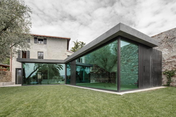 bergmeisterwolf, Ferienhaus, Toscolano-Maderna, Wohnhaus, Versenkbare Glasfassade, 2017