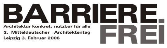 2. Mitteldeutscher Architektentag in Leipzig