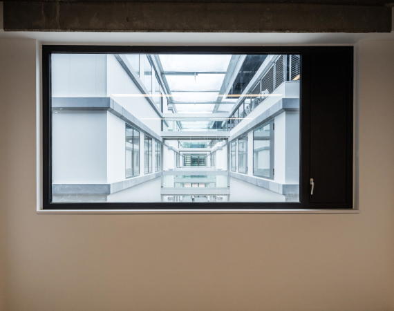 OMA, 2017, Frankreich, France, concrete, Beton, Strukturalismus, Neostrukturalismus, Lab City, Fertigstellung, science building, Forschung, Wissenschaft, laboratory, CentraleSuplec, Ellen van Loon, Rem Koolhaas, Clment Blanchet, Edouard Pervs, Bollinger + Grohmann, Saclay, Gif-sur-Yvette