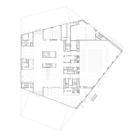 Baunetz, Meldungen, Futurium, Berlin, Forschungsbau, Schaukasten, Richter Musikowski Architekten, Wettbewerb, 1. Preis, JUCA Architektur und Landschaftsarchitektur, Zukunft, Haus der Zukunft, Bundesminsiterum fr Forschung, Hauptbahnhof, Bhne, Forum, Kongresse, Paraffin, begehbares Dach, Schaufenster, Medienwand