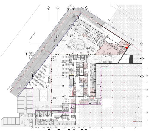 Ampliacin Fundacin Santa Fe de Bogot, Santa Fe Foundation, Klinik, Neubau, 2017, Fertigstellung, Krankenhaus, Bogota, Kolumbien, clinic, big building, brick, Backstein, 2017, 2016, Kubus, Andres Valbuena, Alejandro Arango, El Equipo de Mazzanti, Giancarlo Mazzanti,