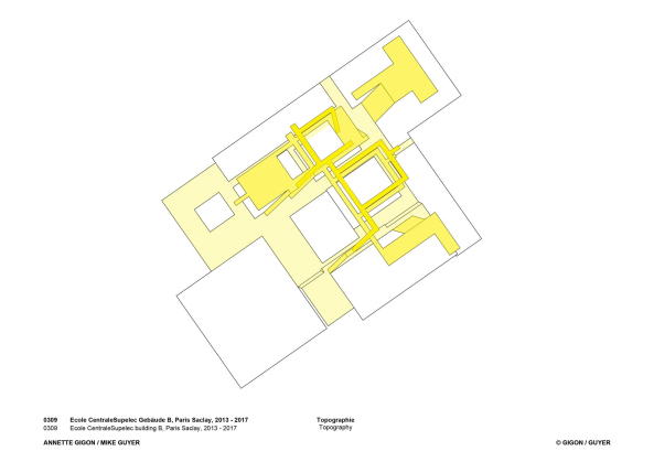 OMA, 2017, Frankreich, France, concrete, Beton, Strukturalismus, Neostrukturalismus, Lab City, Fertigstellung, science building, Forschung, Wissenschaft, laboratory, CentraleSuplec, Ellen van Loon, Rem Koolhaas, Clment Blanchet, Edouard Pervs, Bollinger + Grohmann, Saclay, Gif-sur-Yvette, Francis Bouygues, Annette Gigon, Mike Guyer, Zrich, Paris, Suisse, Schweiz, Switzerland, Masterplan OMA, Synthse Architecture, EGIS, Integral Ruedi Baur, Bureau Brut, Philippe Ruault,