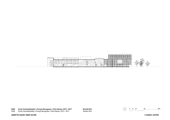 OMA, 2017, Frankreich, France, concrete, Beton, Strukturalismus, Neostrukturalismus, Lab City, Fertigstellung, science building, Forschung, Wissenschaft, laboratory, CentraleSuplec, Ellen van Loon, Rem Koolhaas, Clment Blanchet, Edouard Pervs, Bollinger + Grohmann, Saclay, Gif-sur-Yvette, Francis Bouygues, Annette Gigon, Mike Guyer, Zrich, Paris, Suisse, Schweiz, Switzerland, Masterplan OMA, Synthse Architecture, EGIS, Integral Ruedi Baur, Bureau Brut, Philippe Ruault,