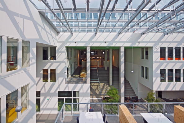 OMA, 2017, Frankreich, France, concrete, Beton, Strukturalismus, Neostrukturalismus, Lab City, Fertigstellung, science building, Forschung, Wissenschaft, laboratory, CentraleSuplec, Ellen van Loon, Rem Koolhaas, Clment Blanchet, Edouard Pervs, Bollinger + Grohmann, Saclay, Gif-sur-Yvette, Francis Bouygues, Annette Gigon, Mike Guyer, Zrich, Paris, Suisse, Schweiz, Switzerland, Masterplan OMA, Synthse Architecture, EGIS, Integral Ruedi Baur, Bureau Brut, Philippe Ruault,