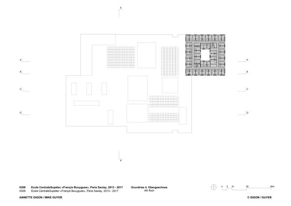 OMA, 2017, Frankreich, France, concrete, Beton, Strukturalismus, Neostrukturalismus, Lab City, Fertigstellung, science building, Forschung, Wissenschaft, laboratory, CentraleSuplec, Ellen van Loon, Rem Koolhaas, Clment Blanchet, Edouard Pervs, Bollinger + Grohmann, Saclay, Gif-sur-Yvette, Francis Bouygues, Annette Gigon, Mike Guyer, Zrich, Paris, Suisse, Schweiz, Switzerland, Masterplan OMA, Synthse Architecture, EGIS, Integral Ruedi Baur, Bureau Brut, Philippe Ruault,