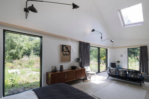 Baunetz, Meldungen, Architektur, News, architecture, Grobritannien, England, Suffolk, Aldeburgh, Thorpness, Bruce Badrock, David Woodbine, Blee Halligan Architects, Five Acre Barn Bed & Breakfast, brick, Backstein, Hotel, B&B, Herberge, Umbau, Umnutzung, Renovation, Revitalisation, Bauen im Bestand,