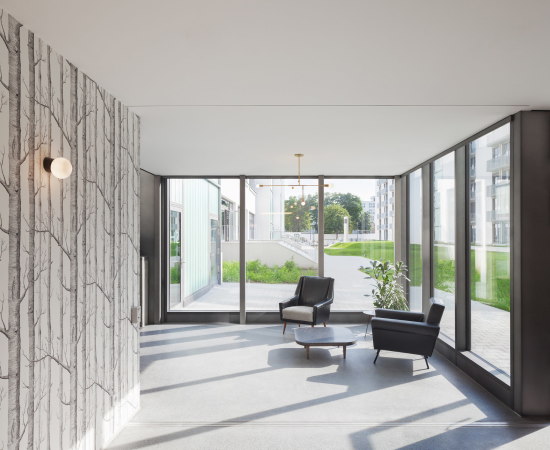 Baunetz, Meldung, Architektur, architecture, 2017, Deutschland, Germany, Berlin, Frankfurter Tor, Warschauer Strae, Cresco Capital, GBP Architekten, Studentenwohnungen, Mikroapartments, residential, student housing, living, Apartment, serviced apartment, Tannhaus, Neon Wood, Umbau, renovation, Sanierung, Plattenbau, Systembau, prefabricated slabs, Anastasia Hermann