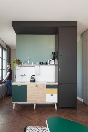 Baunetz, Meldung, Architektur, architecture, 2017, Deutschland, Germany, Berlin, Frankfurter Tor, Warschauer Strae, Cresco Capital, GBP Architekten, Studentenwohnungen, Mikroapartments, residential, student housing, living, Apartment, serviced apartment, Tannhaus, Neon Wood, Umbau, renovation, Sanierung, Plattenbau, Systembau, prefabricated slabs, Anastasia Hermann