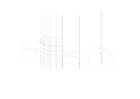 Baunetz, Meldungen, News, Architektur, architecture, China, Changzhou, Kaffee, Coffee Shop, Caf, Seven Coffee, dongqi Architects, Raitt Liu, stainless steel sheet, wirerope, JIANG Nan, Yiting Ma, Renjie Wang, Umbau, Renovation, Revitalisation, Renovierung, schwarzes Gold, Kaffeebohne