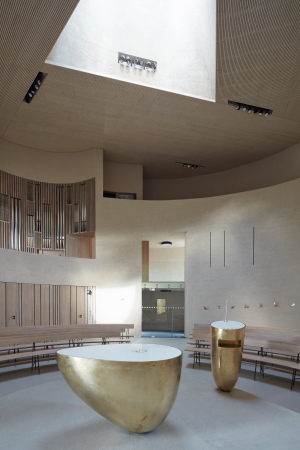 Tschechische Republik, Sazovice, St. Wenceslas, Kirche, Atelier �těp�n, Rotunde, St. Wenceslas Kapelle, Prag Kathedrale, Reliquien, Beton, Ziegeln, Symbolismus, Leichtigkeit,Ruhe, Stille