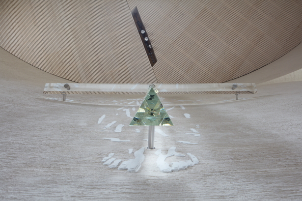 Tschechische Republik, Sazovice, St. Wenceslas, Kirche, Atelier těpn, Rotunde, St. Wenceslas Kapelle, Prag Kathedrale, Reliquien, Beton, Ziegeln, Symbolismus, Leichtigkeit,Ruhe, Stille