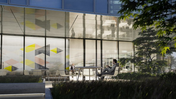 Baunetz, Meldung, News, Architektur, architecture, shl, schmidt hammer lassen, CaoHeJing Guigu Crea5ve Headquarters, China, Shanghai, Asien, Fernost, Hipster, Kreative, Medien, Schmidt Hammer Lassen Architects, innovation, hightech, firms, Shanghai Caohejing Hi-Tech Park, Chris Hardie, CaoHeJing, Beauty and the Bit, technology, sharing, creative, headquarter, Zentrale