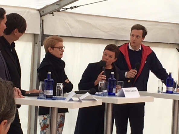 Baunetz, Meldung, Architektur, Berlin, Europacity, KauriCab, Investorenarchitektur, Wasserstadt Mitte, Grundsteinlegung, KSP Jrgen Engel, Zanderroth, Cramer Neumann, AFF Gesellschaft von Architekten, Regula Lscher