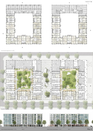 1. Preis Mischgebiet MI 3.2 am Dreiecksplatz  � Collignon Architektur und Design