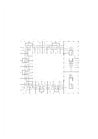 1. Preis Mischgebiet MI 2 am Nordhafenufer, Grundriss OG 4-5