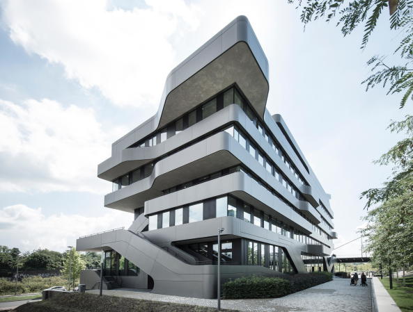Hochschule, Bildung, Fassade, Form, Jrgen Mayer H., 2017, Dsseldorf, Geschwungene Form