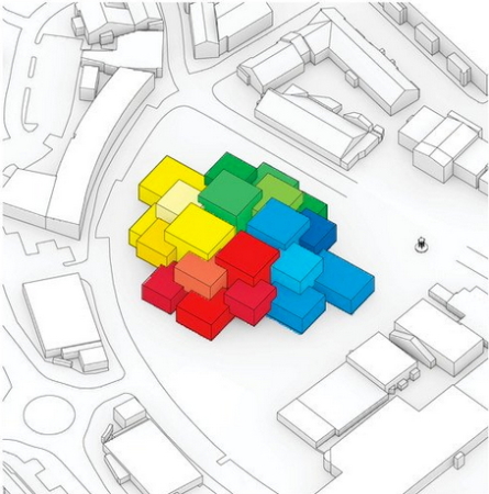 Lego, duplo, Treppe, Baustein, Iwan Baan, Visitor Center, Billund, BIG