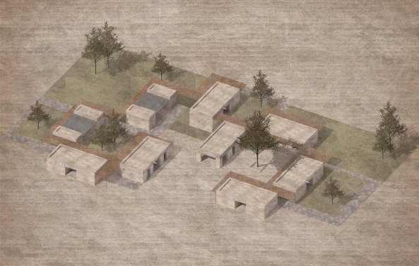 Baunetz, Meldungen, Architektur, Projekte, ZRS Architekten, Ziegert Roswag Seiler, TU Berlin, Jiyan Healing Garden, Chamchamal, Kurdistan, Irak, Jiyan Foundation for HumanRights, Therapiezentrum, Zentrum fr tiergesttzte Therapie, Traumazentrum, Traumabehandlung, Heilgarten, erster Bauabschnitt, Lehm, Uni Weimar, Campus Masters