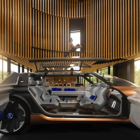 Renault, Renault Symbioz House 33, Autohaus, Pavillon, pavilion, tempor�res Haus, Frankreich, France, IAA, Messestand, Laurens Van den Acker, Marchi Architectes, St�phane Janin, Tina Kentner, St�phane Langellier, EVP Ing�nierie, Agence Franck Boutt� Consultants, 2017, Automesse