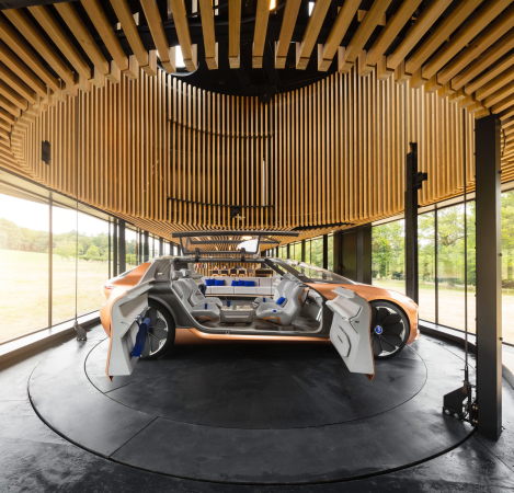 Renault, Renault Symbioz House 33, Autohaus, Pavillon, pavilion, temporres Haus, Frankreich, France, IAA, Messestand, Laurens Van den Acker, Marchi Architectes, Stphane Janin, Tina Kentner, Stphane Langellier, EVP Ingnierie, Agence Franck Boutt Consultants, 2017, Automesse