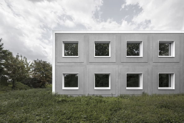 forschung, wolken, biologie, naturwissenschaft, wissenschaft, leipzig, schulz, schulz & schulz, neubau, beton, platte, wellblech, industrie, rechenzentrum, zentrum fr wolkenforschung, campus, Troposphrenforschung, Leibniz-Institut, permoserstrae, architektuen, architektur, beton, plattenbau, gustav willeit