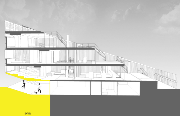 LOT-EK Architects, New York, Wohnhaus, Container, Caroll House