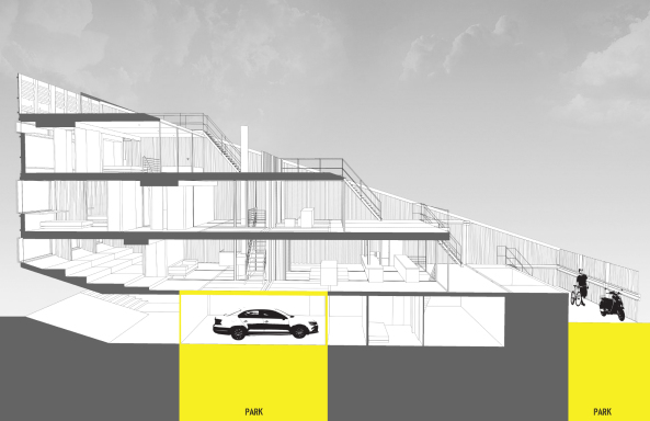 LOT-EK Architects, New York, Wohnhaus, Container, Caroll House