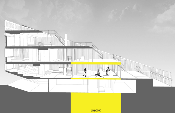 LOT-EK Architects, New York, Wohnhaus, Container, Caroll House