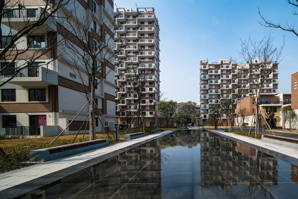 Hochhaussiedlung, Hangzhou, Peter Ruge Architekten, 2017, China, Stdtebau,