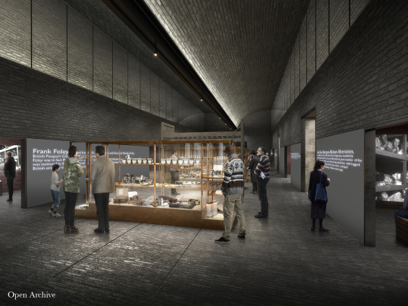 Ausstellungshalle, Gewinnerentwurf von Adjaye Associates